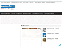 Tablet Screenshot of cuentasdeahorro.com.mx